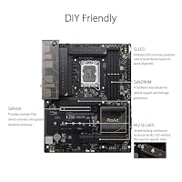 ASUS PROART B760-CREATOR WiFi Mainboard Sockel Intel LGA1700 (ATX, PCIe 5.0, DDR5 Speicher, WiFi 6, 3X M.2, USB 3.2 Gen2x2, für Content Creator) – Ansicht 5