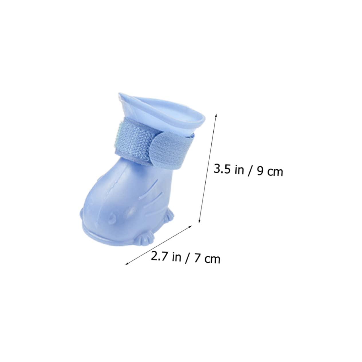 20 Pz Scarpe Impermeabili Stivali da Cucciolo Clima Canino Scarpe Invernali Puppy pupphub Scarpe da Pioggia per Animali Domestici Scarpe da Pioggia per Cuccioli Fare Un Passo Blue