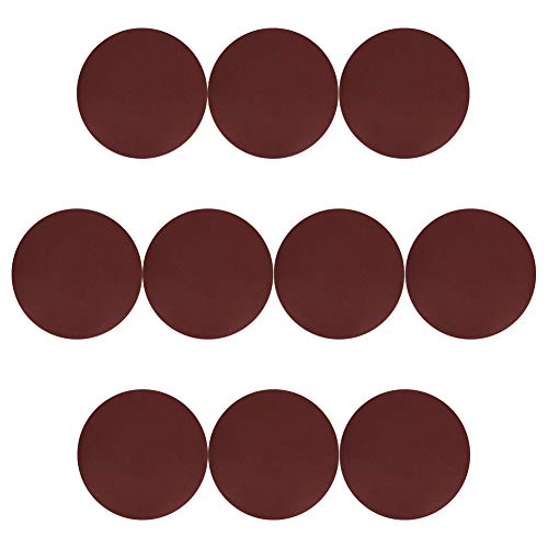 Utoolmart ディスクペーパー サンダー サンディングディスク サンドペーパー ダブルアクション マジック ペーパー 研磨 やすり 電動サンダー用 サンディングパット 木工用 ランダムアクションサンダー用 サンディング 研磨 サンダー用紙やすり丸型 #240 工木工生地研磨用 7インチ 外径 180mm 10枚