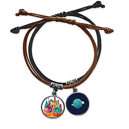 Pulsera de la Catedral de Moscú el regalo perfecto de cuero y arte