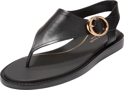 Cole Haan Women's Sandals - Kami Thong, Black Leather, 8-B US by Cole Haan - Used condition - US$94.60
