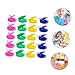 HANABASS 20pcs Educational Boys and Girls Castanets Small Bulk Rhythm Instruments for Music Classrooms Parties and Early Education