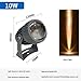 TKOWTB Outdoor LED Garden Wall Spotlights 10W Landscape Lighting AC220V IP65 Waterproof One Beam Spotlight Warm White