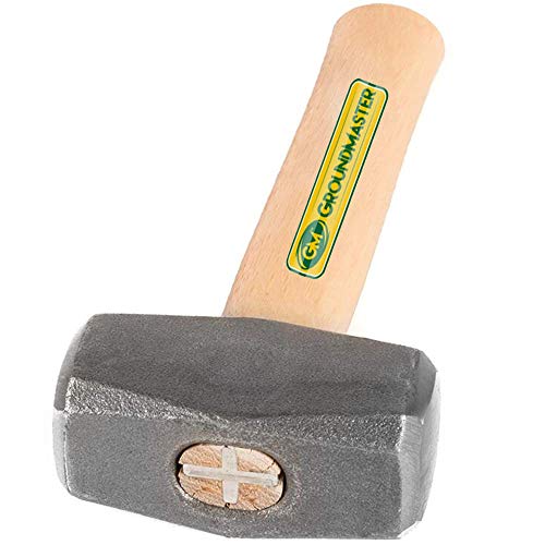 GroundMaster Club Hammer - 4lb Head Strong Hickory Shaft Handheld Tool