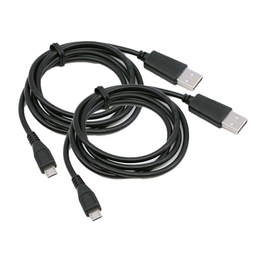 2 Stück 1m Ladekabel für Playstation 4, PS4, PS4 Slim, PS4 Pro, Xbox One, Xbox One S, Xbox One Elite, Xbox One X Controller Aufladekabel Ladegerät mit mungoo Displayputztuch