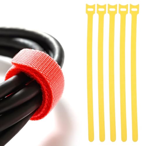 Ciieeo 100pcs Versátil Cable Straps Reusable Zip Ties for Cord Ties Desk Cable Management miniatura 6