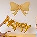 FytStycale Balloon Aluminum Film Party Supplies Props Novelty Versatile Home Decor Artwork Wedding Gift Ornament Party Decoration, Yellow