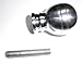JWL (1) Cane Walking Stick Handle Shift Knob Ball Style Cast Aluminum with Threaded Rod Connector