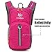 Ivygreen Kids Hydration Backpack, Hiking Backpack for Boys or Girls with 1.5L Water Bladder (Rose Red - Small)