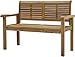 Produktbild Ploss Zweisitzer Landhausbank York, Premium-Teak, Natur, 120x64x95 cm