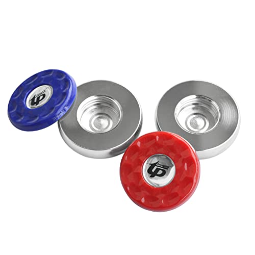 Torpsports(Dia.58Mm 2-1/4'' Shuffleboard Pucks, Set Of 8 Blue/Red #TOP4