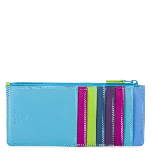 mywalit Leather Credit Card Holder | 15 Card Slots | ID Window & Zip Coin Pocket | Liguria | Stylish & Compact Accessory for Men & Women | Perfect for Everyday Use