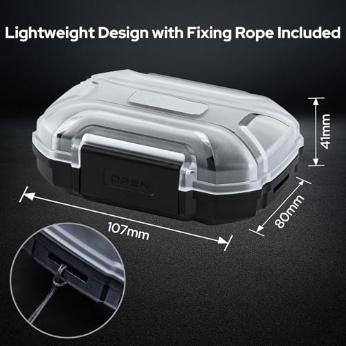 Linsoul LC02 Waterproof Earphone Storage Box, Portable Earbud Hard Case by Linsoul - Image 3