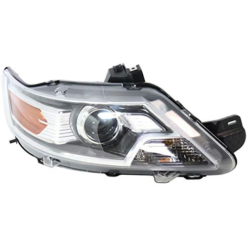Headlight Compatible with 2010 2011 2012 Ford Taurus Limited SE SEL Models Right With Bulb