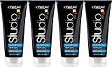 L'Oreal Studio Line Clear Minded Clean Gel, Strong Hold 6.80 oz (Pack of 4)