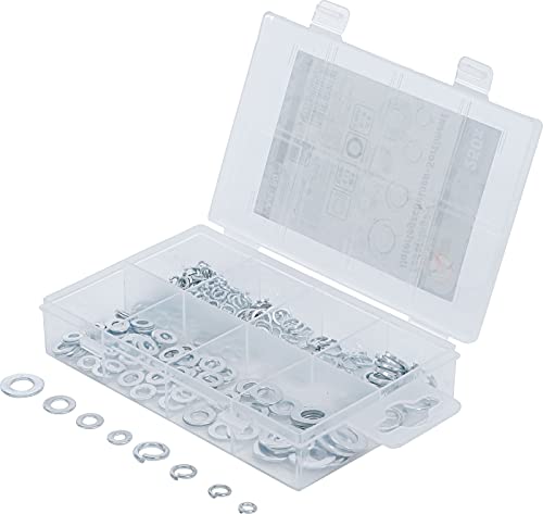 BGS Diy 8073 | Assortiment de rondelles/rondelles Grower | Ø 4-8 mm | 250 pièces Cover