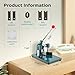 Bonvoisin Corner Rounder Punch, Heavy Duty Corner Cutter for Craft, Manual Paper Cutter with Replaceable Blade Set, 1 Inch Max Cutting Height