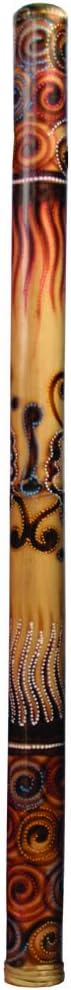 Didgeridoo Bamboo burned-painted 47" long (With Bag)