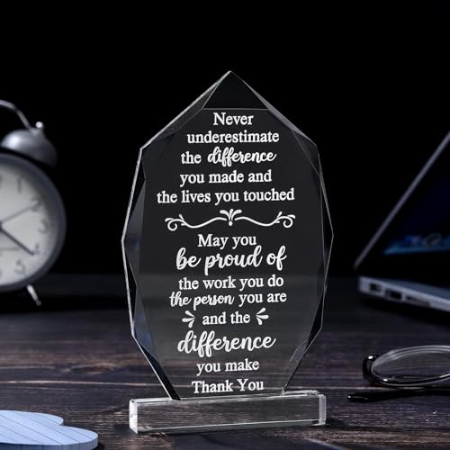 Yookeer Thank You Gift for Employees Coworker, Be Proud of the Work You Do Work Anniversary Christmas Appreciation Gift for Women Men Colleague(Stylish Style)