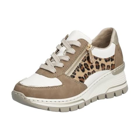 Rieker Women's Nubuck and Leather Trainers Cover