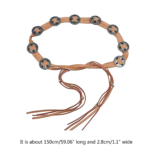 Punk Waist Belt Women Adjustable Waist Rope Ethnic Braided Belt Thin Waistband Colorful Waist Rope3