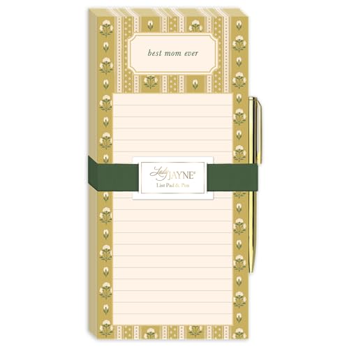Bloc-notes ligné avec stylo à bille de 100 feuilles 10x21 cm pour notes et listes