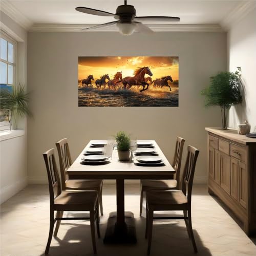 Calcomanías de pared animales para tapar imperfecciones vinilo de caballos autoadhesivo 5