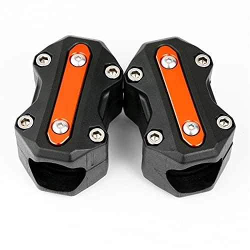 Crash bar moto Kawasaki ZX25R bloc de protection 22-25-28mm orange