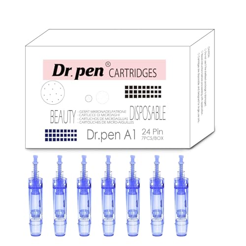 Cartouches Dr. Pen A1 24 broches pour une couverture lisse et uniforme de la peau du visage