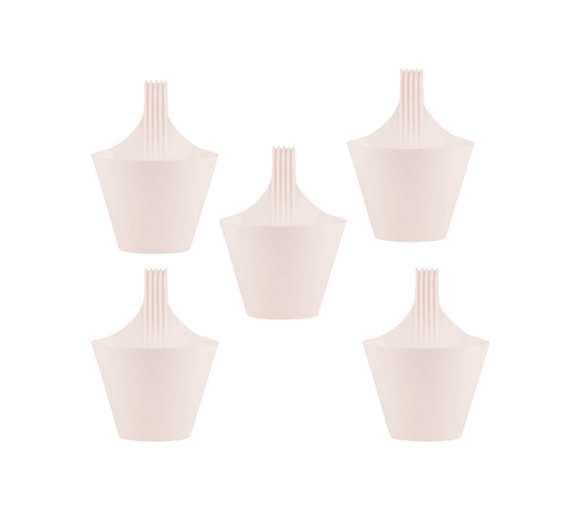 Bharat International Industry Plastic Hanging Plants Hook Pot |White Color Railing,Balcony,Garden,Kitchen,Plastic Hook for Flower and Plants | Hook Set of 5 (B0BSSZV5G5) Amazon Price History, Amazon Price Tracker