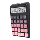 RASTKY Tischrechner, Große Tasten, 12-stelliges LCD-Display, Benutzerfreundlicher Rechner für...