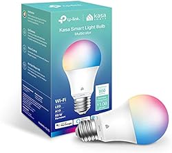 New Kasa Smart Bulb, Full Color Changing Dimmable Smart WiFi Light Bulb Compatible with Alexa and Google Home,