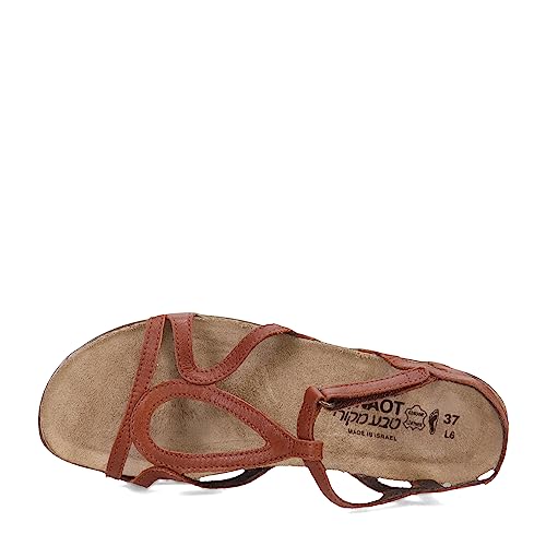 Image of NAOT Footwear Women's Dorith Sandal with Cork Footbed and Arch Support Footbed - Adjustable Sandal With Backstrap - Comfort and Support - Lightweight and Perfect for Travel - Narrow to Medium Fit