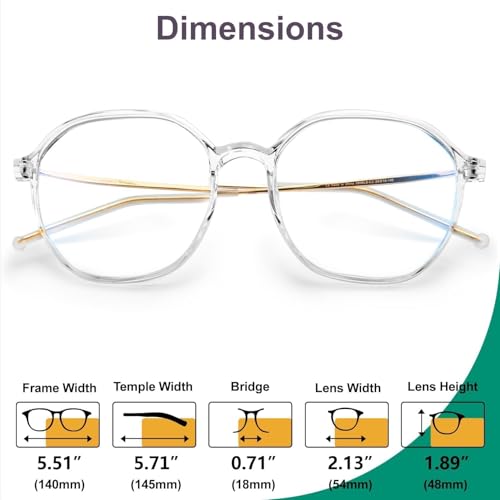 Image of VISOONE Lightweight Progressive Multifocal Anti-Fog Reading Glasses TR90 with Blue Light Blocking Stylish Women Men RANE