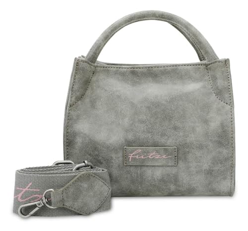 Sac cross femme Fritzi aus Preussen Chunk01 anthracite à l'effet vintage et intemporel