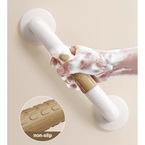 Barre di sostegno per doccia moderne in acciaio inox, antiscivolo, resistente, con maniglia di sicurezza per bagno, 60 cm, barra di supporto per anziani e assistenza agli infortuni