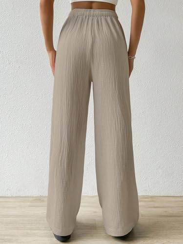 Shasmi Women High Rise Loose Fit Trousers Pants