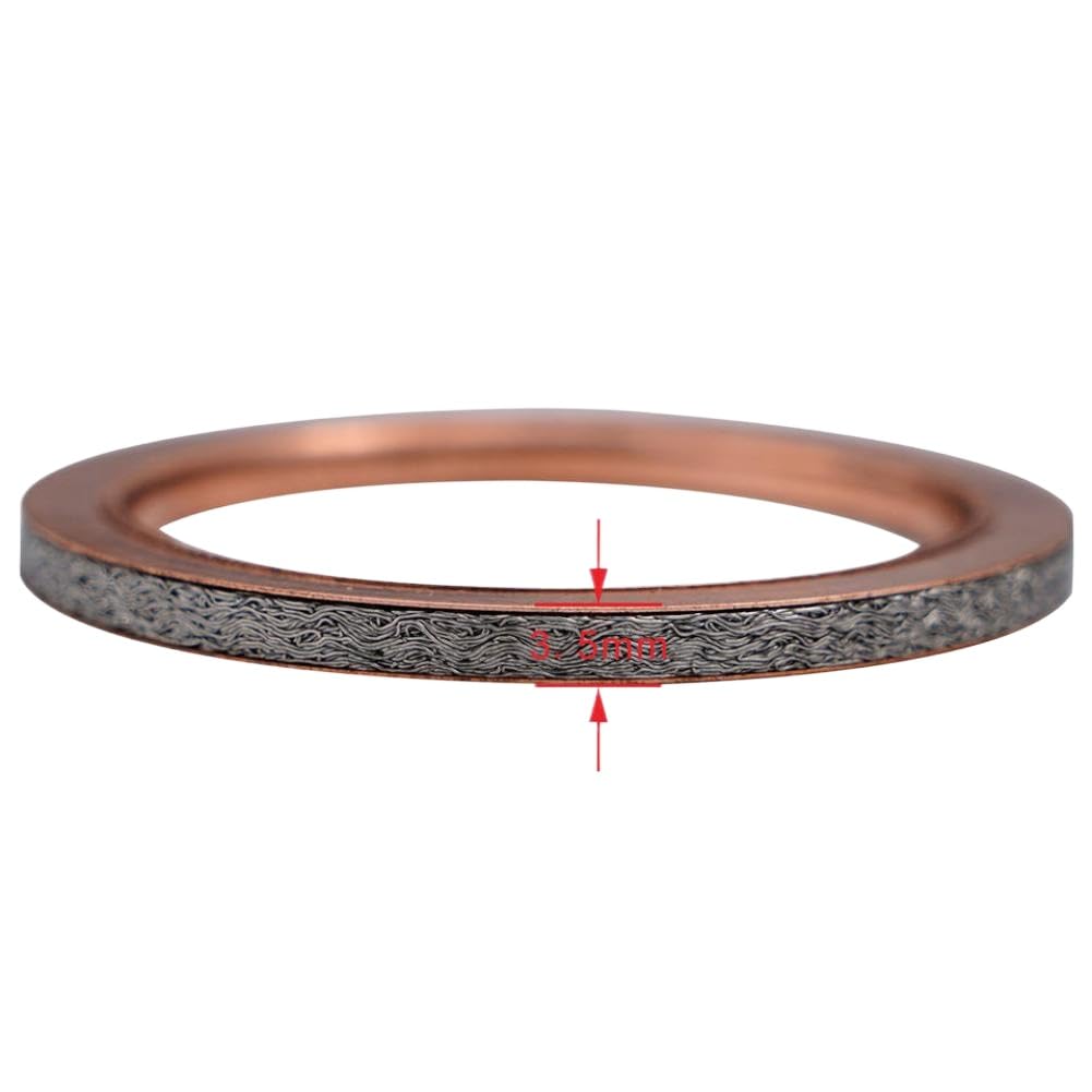 Junta de interfaz de escape de motocicleta, 2 uds., 3EG 14613, Compatible con XV1600 ROAD 99 07 XV1700 05 06 XVS950 09 17 BOLT XVS95 15 23
