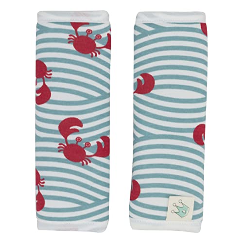 Coussinets protèges ceinture JYOKO KIDS rembourrés et doux motif Crabby 17 x 18 cm