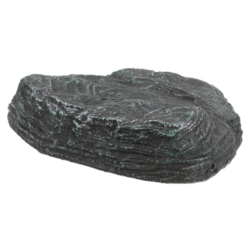 HANABASS 浮石装飾 水槽用リアルな石のアクアリウム飾り 人工苔デザイン フローティングストーン アクセサリー 魚タンクや池に