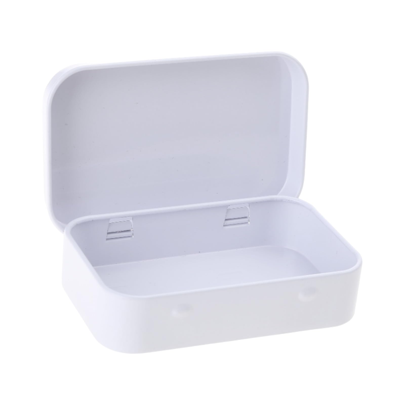 XuQiZZpp Secure Hinged Container with Lid Rectangular Empty Storage Box for Jewelry and Earrings Practical Tinplate Organizer Organizer for Money Coin Candy