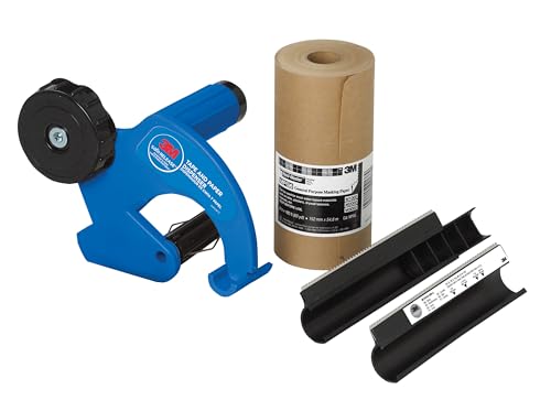 ScotchBlue Abdeckband- und Papierabroller, 1 Handabdeckgerät – geeignet für Maler- und Dekorationsarbeiten, Blau