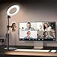 Railee Ringlicht mit Stativ Handy 6 Zoll Tisch LED Ring Light Selfie Ringleuchte Dimmbares Ansteckleuchte für Comptuer Monitor Zoom Meeting Streaming Vlog