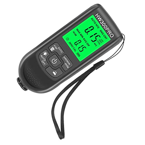 Medidor Digital de Espesor de Recubrimiento Automotriz Ciieeo para Pintura con Resolución para Medidas No Destructivas en Recubrimientos Magnéticos y No Magnéticos, Diseño Compacto miniatura 1