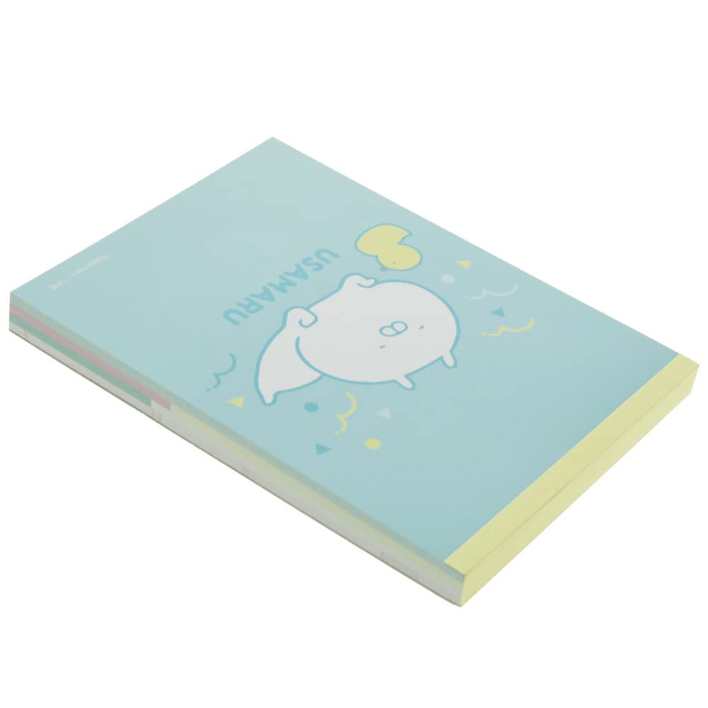USAMARU 文房具　うさまる　メモ帳 Amazon.co.jp: サンスター文具 うさまる メモ A6 ブルー