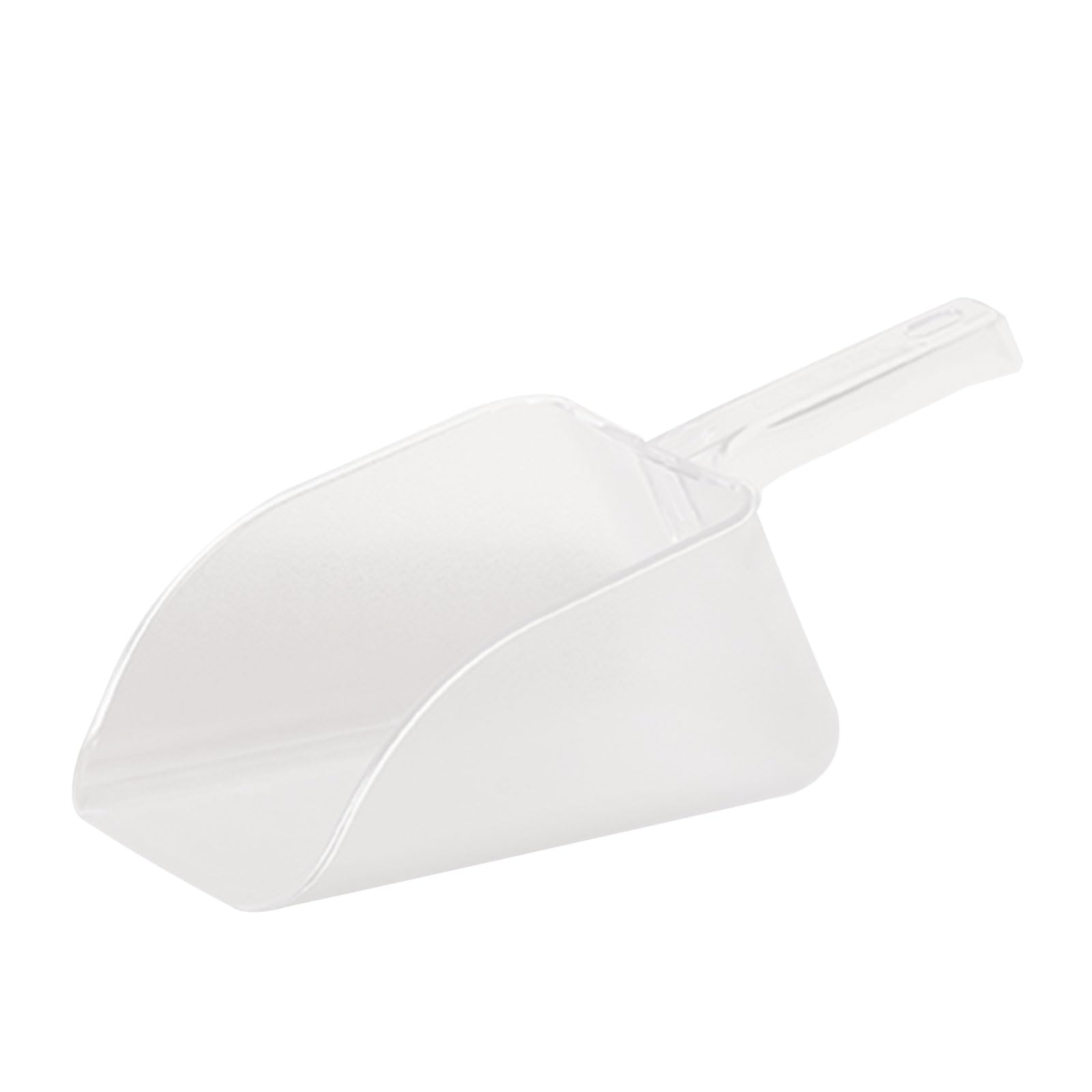 LiRRvb Multipurpose White Ice Scoops with Large Capacity for Quick Scooping of Ice Candy Popcorns and Spices Freezers Scoops
