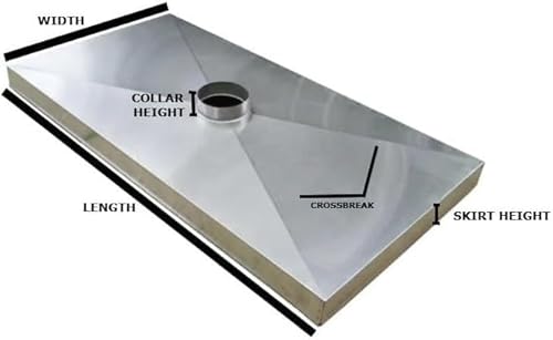 Custom Chimney Cover Stainless Steel Size 28x62