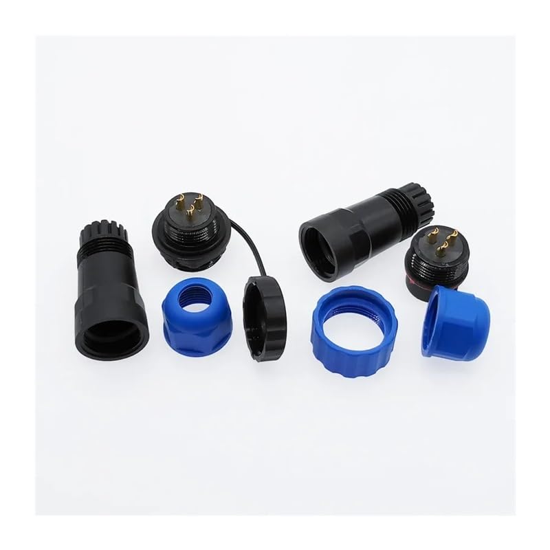 Conector Recto Impermeable SP20 IP68 Enchufe Industrial de 6 Pines Macho y Hembra 5