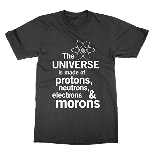 T-shirt Protons Neutrons Morons respirant et confortable en coton bio