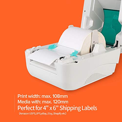Fangtek Shipping Label Printer - Direct Thermal High Speed Printer - Compatible with Amazon, Ebay, Etsy, Shopify - 4×6 Label Printer & Multifunctional Printing - Compare to Dymo 4XL - Thumbnail 6